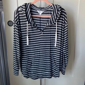 Market & Spruce, L, Black and White